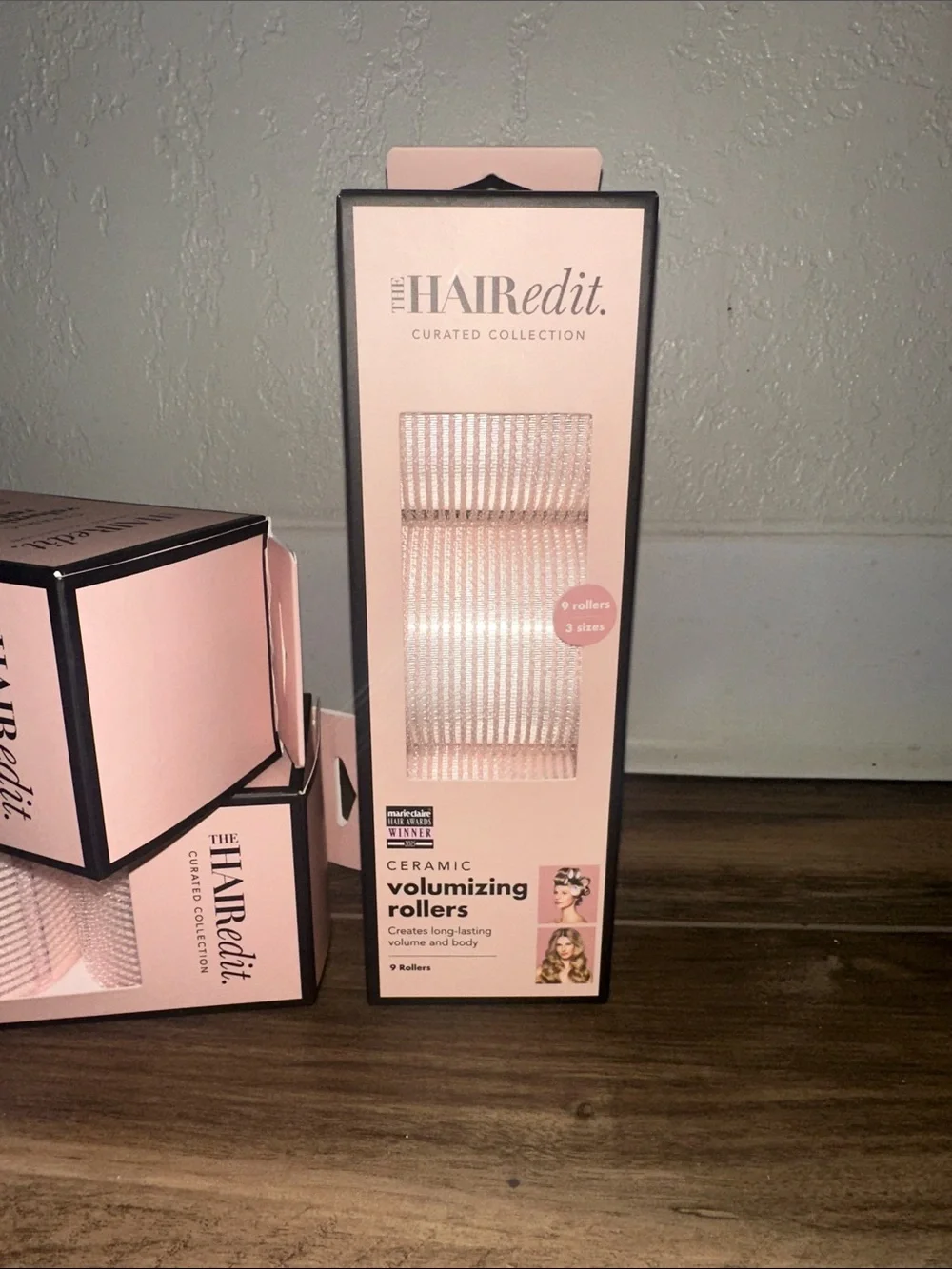 Curated Luxury Ceramic Volumizing Rollers - Light Pink